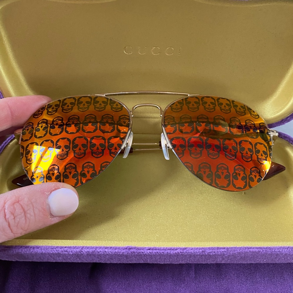 Gucci Skull Hologram Sunglasses